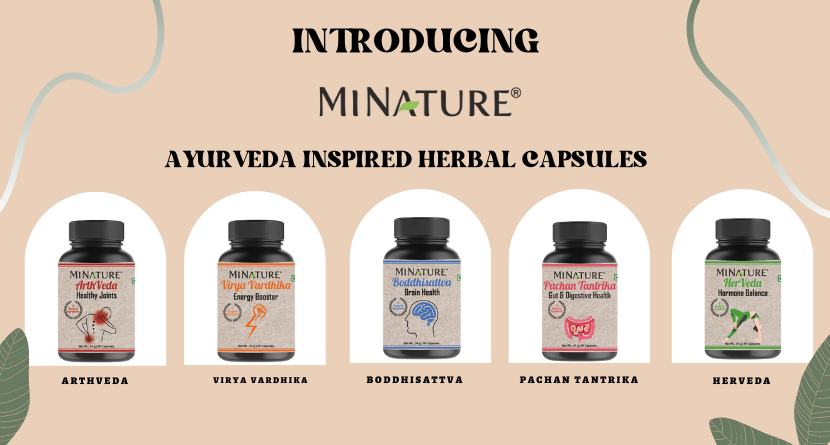 Introducing MINATURE's Range of Ayurveda Inspired Herbal Capsules